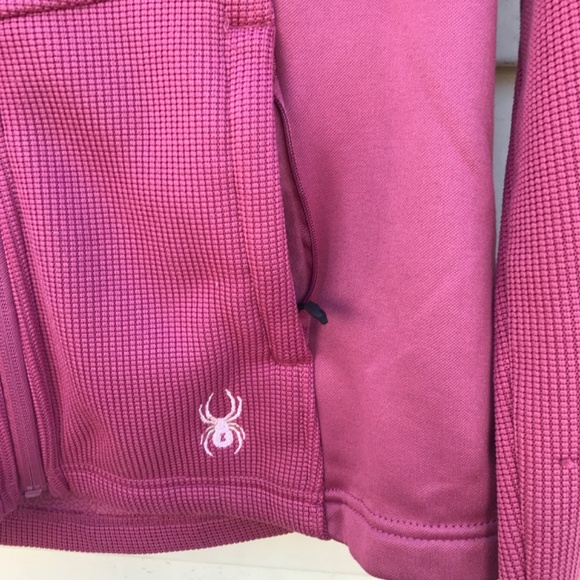 Spyder pink zip up - Picture 2 of 4